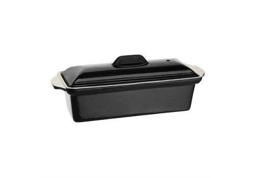  Vogue Terrine de pâté en fonte noire 1,3 Litres 