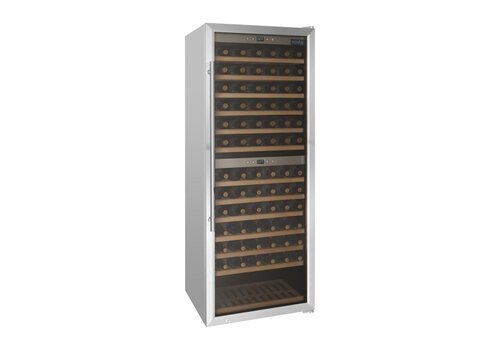  Polar Armoire à vin porte vitrée | 126 bouteilles 158H x 60l x 63P cm 