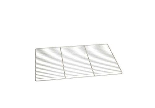 Grille inox GN1/1 - 530x325 avec 2 traverses et 20 fils