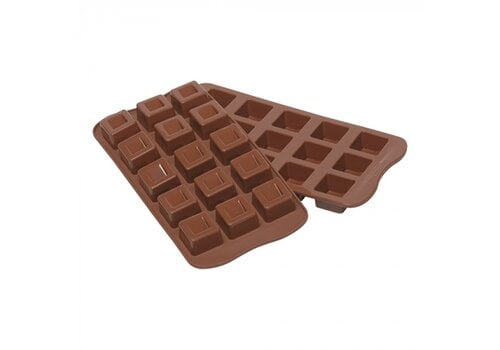 Moule à Chocolat 15 Ronds Nervurés Easy Choc Silicone Spécial Chocolat -  , Achat, Vente