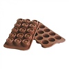 ProChef Moule à chocolat rond silicone 15 compartiments