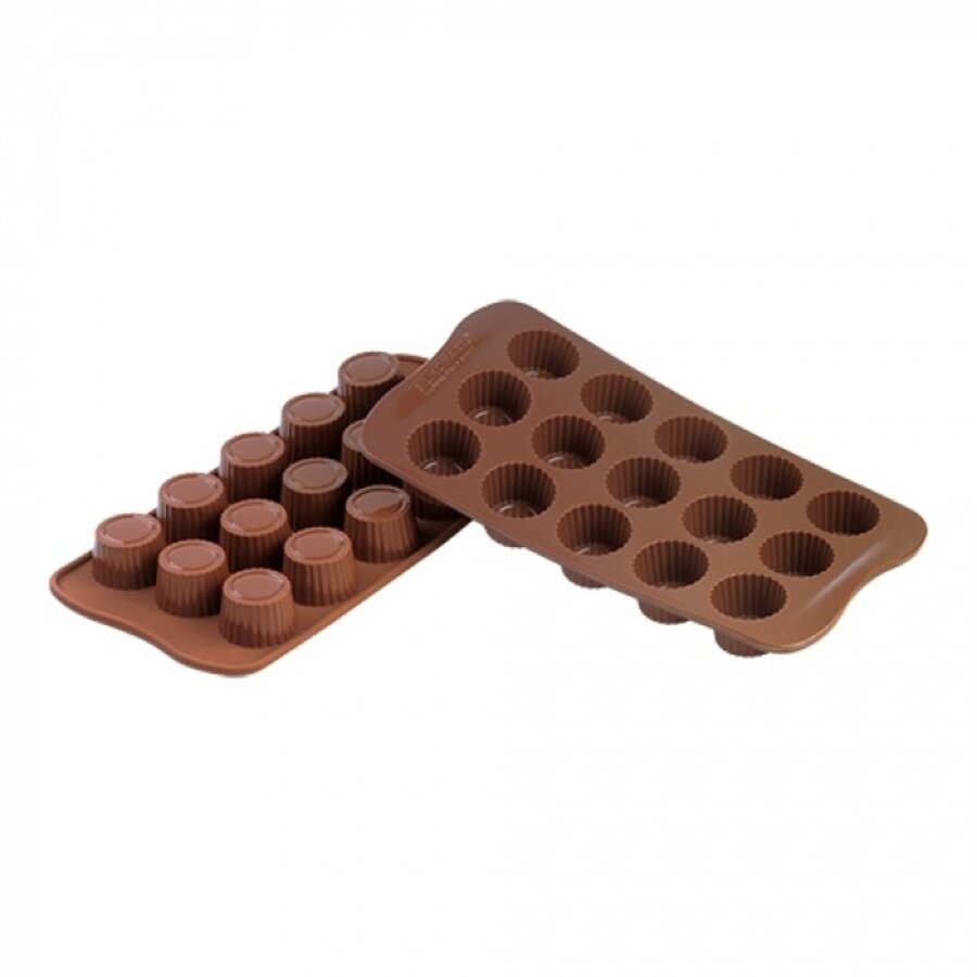 Moule à chocolat rond silicone 15 compartiments