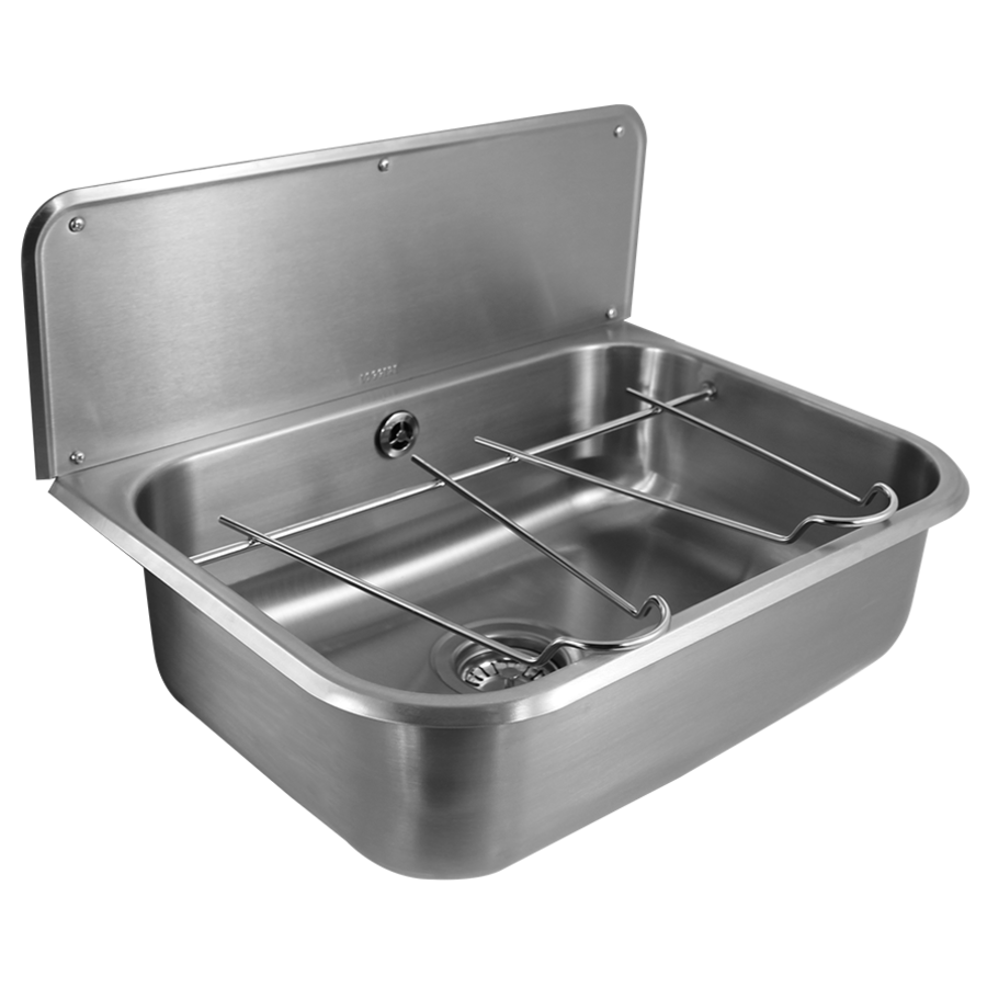 Bassin de vidage inox  L 560 x P 404 x H 170 mm