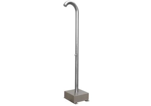  ProChef Douche sur pied inox 2200mm | 5 raccordements possibles 