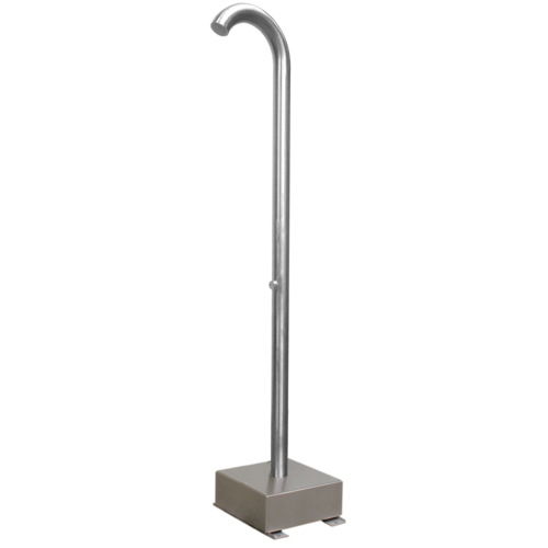  ProChef Douche sur pied inox 2200mm | 5 raccordements possibles 