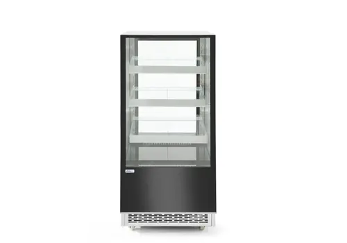  ProChef Vitrine réfrigérée à 3 étagères inclinées noir 650x833x (h) 1460 de 230V 