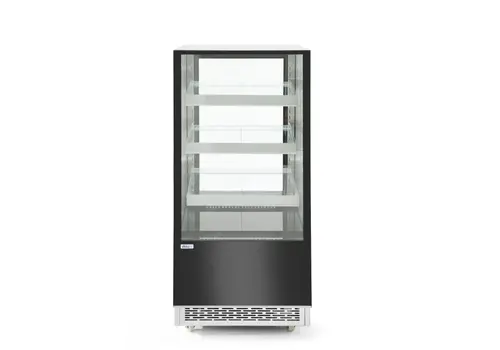  ProChef Vitrine réfrigérée à 3 étagères inclinées noir 900x833x (h) 1460 de 230V 