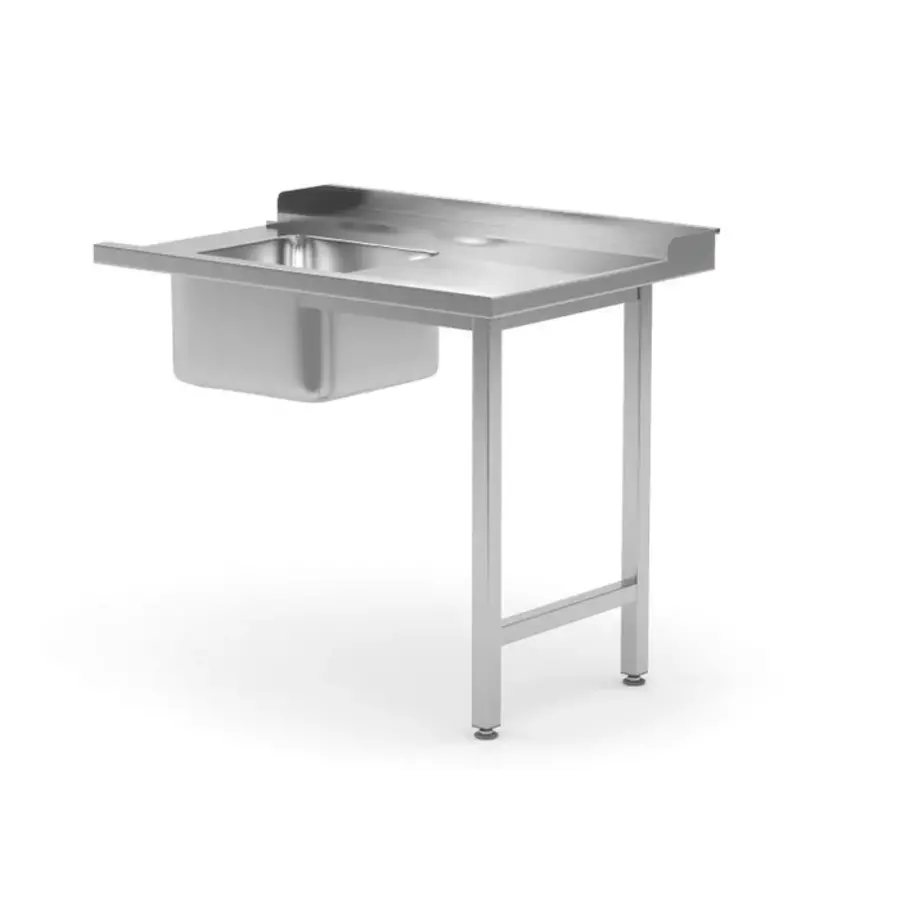 Table de chargement pour lave vaisselle avec évier 1200x700x(h)850