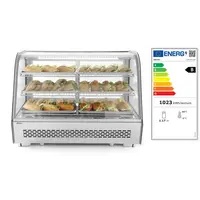 Vitrines de pâtisserie grisate avec 3 etageres 707x570x (h) 680 et de 230V