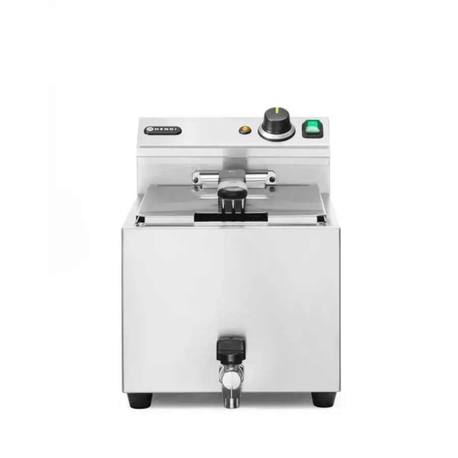 Friteuse Profi Line avec robinet de vidange - 10L - 400V