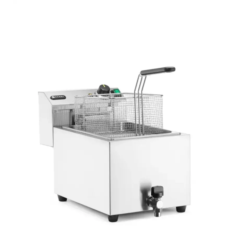 Friteuse Profi Line avec robinet de vidange - 10L - 400V