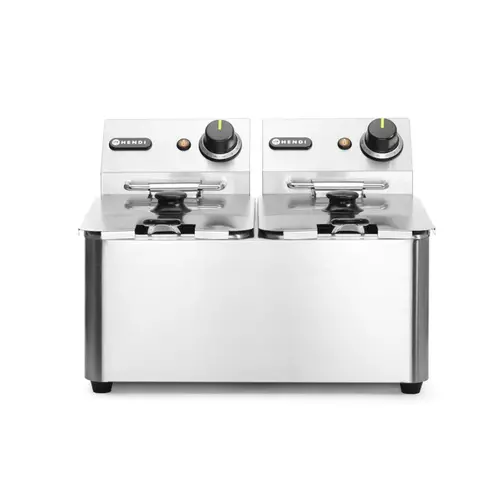  Hendi Friteuse Kitchen Line - 2x4L de 230V 