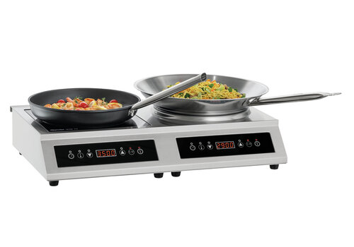  ProChef Combinaison plaque/wok à induction noir/argent 7kW 230V 