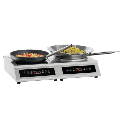  ProChef Combinaison plaque/wok à induction noir/argent 7kW 230V 