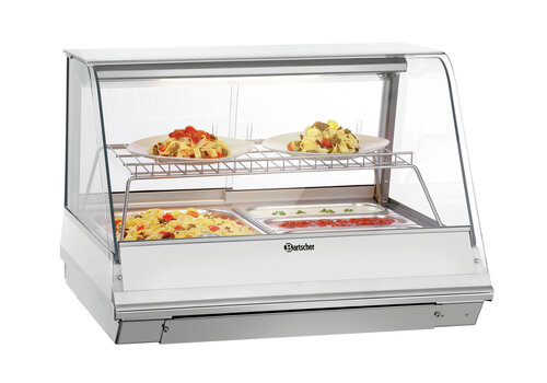  ProChef Vitrine chauffante argenté en inox 230V 