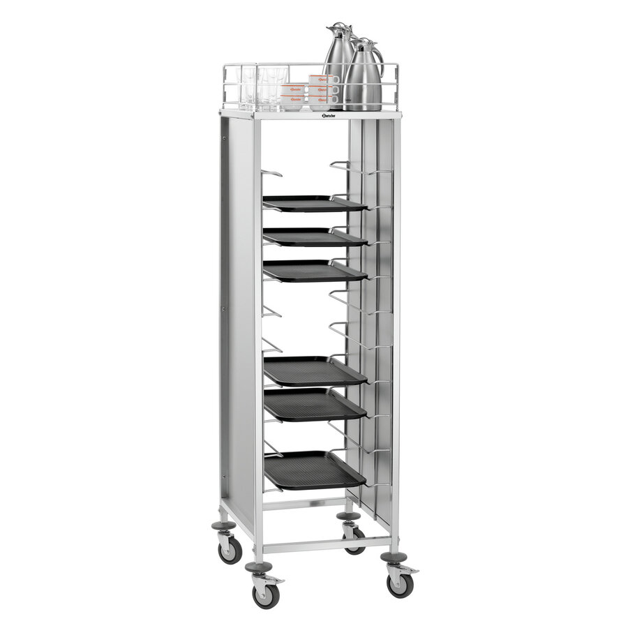 Chariot gastronorme 1/1 Inox