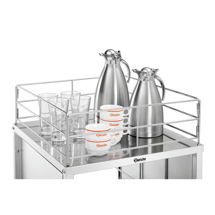 Chariot gastronorme 1/1 Inox