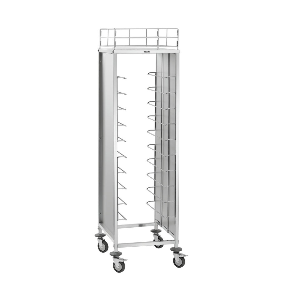 Chariot gastronorme 1/1 Inox