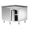 ProChef Armoire de coin inox | 1 porte battante