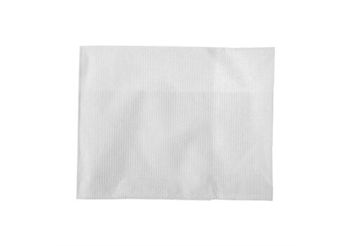  ProChef Serviettes blanches simple épaisseur 90 x 120mm 