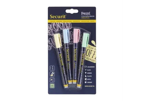  ProChef Feutre craie pastel liquide avec pointe 1-2mm (boîte 4) 