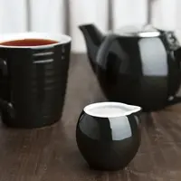 Pot à lait café noir - 70ml (paquet de 6)