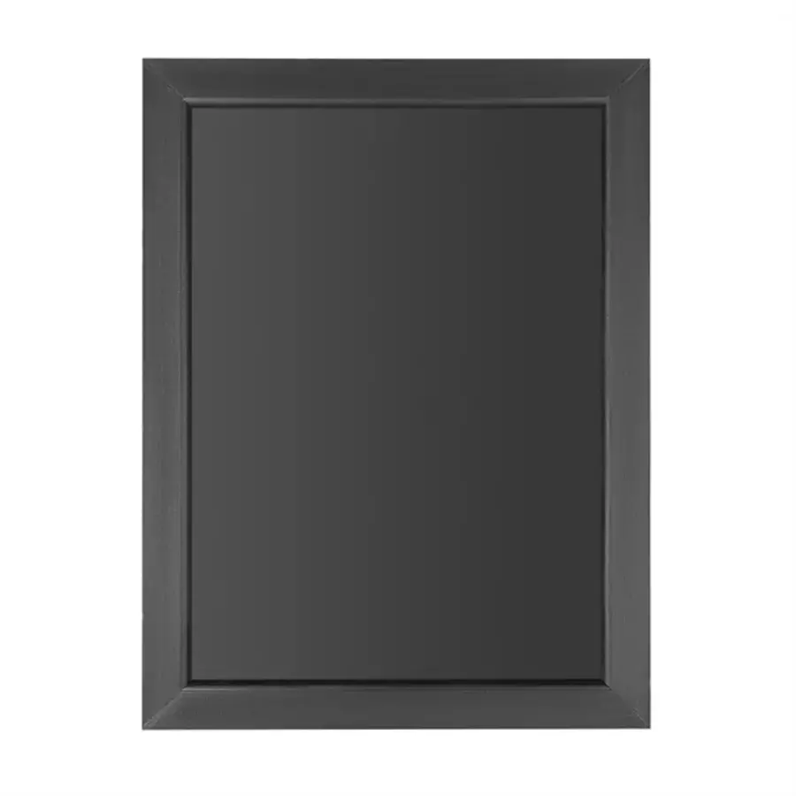 Plaque murale cadre en bois noir 450x600mm