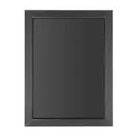 Plaque murale cadre en bois noir 600x800mm