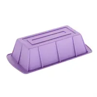 Moule à pain flexible en silicone violet (allergène)