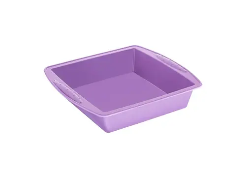 ProChef Moule carré flexible en silicone , violet (allergène), 245 x 245 mm 
