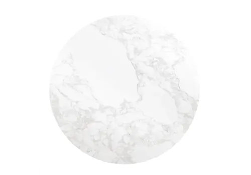 ProChef Plateau de table rond effet marbre blanc 600 mm 