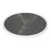 ProChef Plateau de table rond en fibre de verre, effet granit foncé, 580 mm
