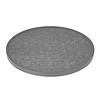ProChef Plateau de table rond en fibre de verre, noir brossé 580 mm