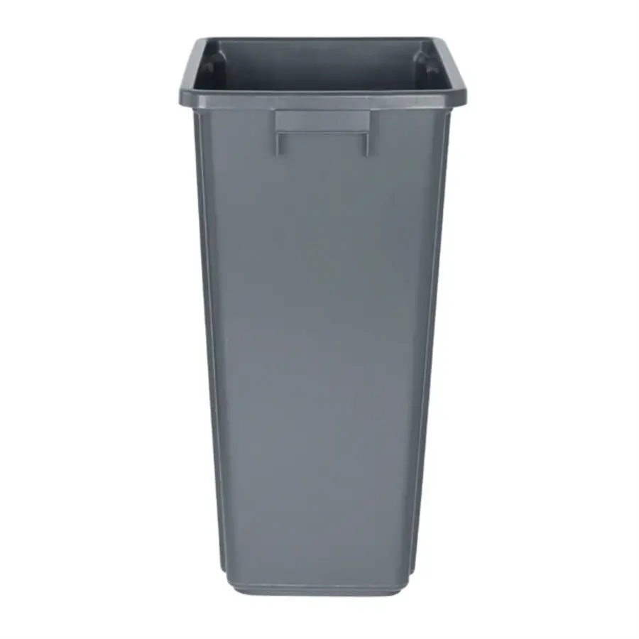 poubelle étroite gris 60ltr 600(H)x455(L)x312(P)mm