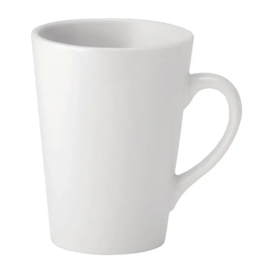 Mugs à latte blanc pur 250 ml (paquet de 24)