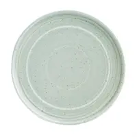 Assiettes plates rondes vertes 220 mm (lot de 6)