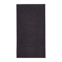 Serviette de table en tablin premium recyclable noir 40x40cm airlaid pli 1/8 (paquet de 500)