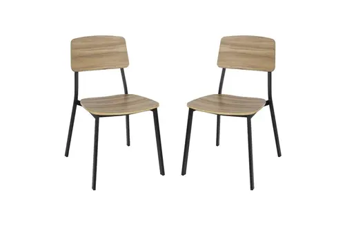  ProChef Chaises de salle à manger en bois (pack de 2) 