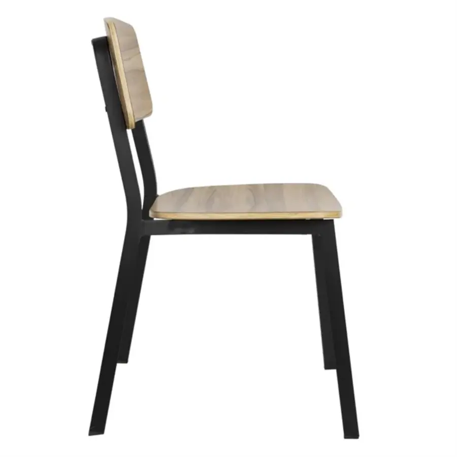 Chaises de salle à manger en bois (pack de 2)