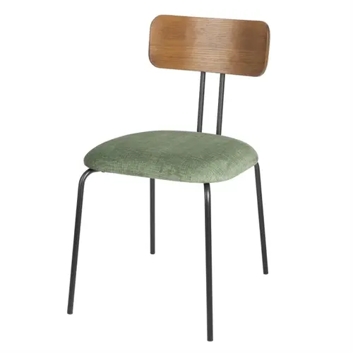  ProChef Chaises - mélange noyer foncé/vert 