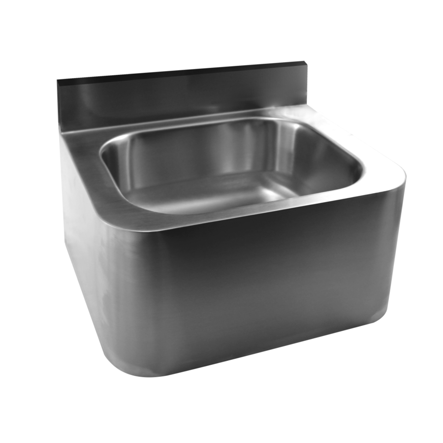 Lavabo clasique en inox - L 400 x P 340 x H 400 mm