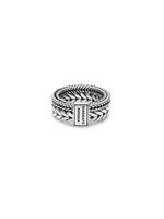 Buddha to Buddha Barbara Double Ring Silver