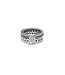 Buddha to Buddha Barbara Double Ring Zilver 8,3 mm
