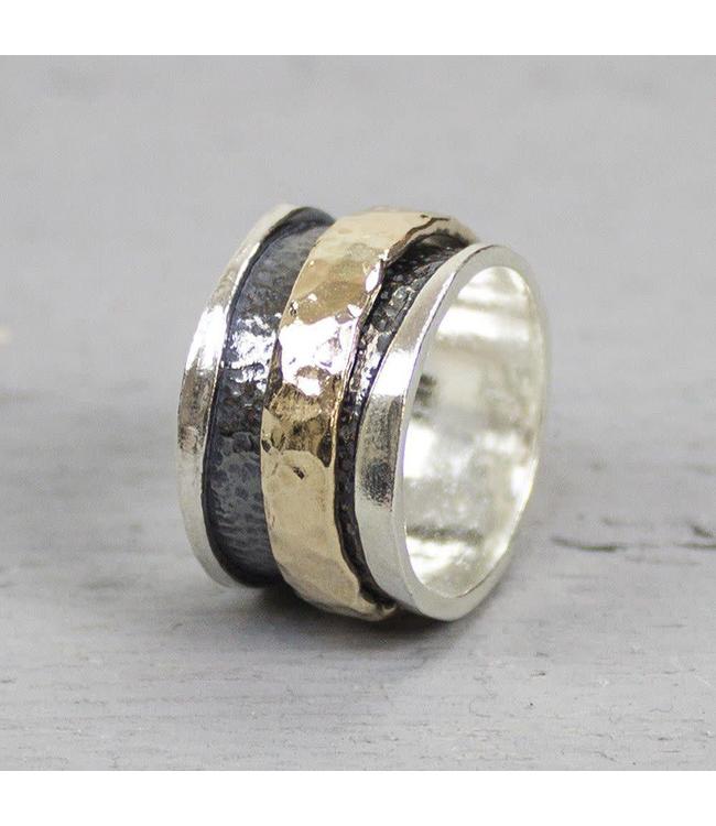 Jeh Jewels Ring Silver + Gold Filled 19223