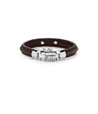 Buddha to Buddha Nurul Small Leder Armband Braun