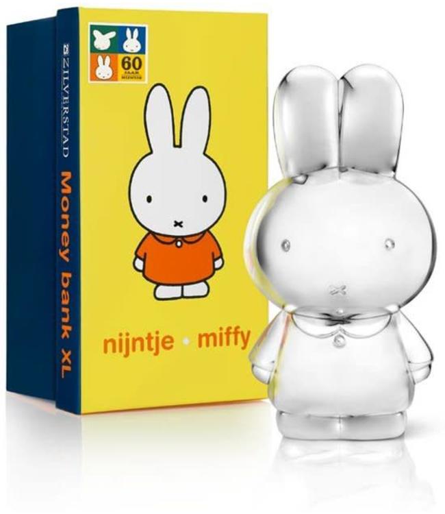 Zilverstad Nijntje XL Money Box Silver-Tone 18cm