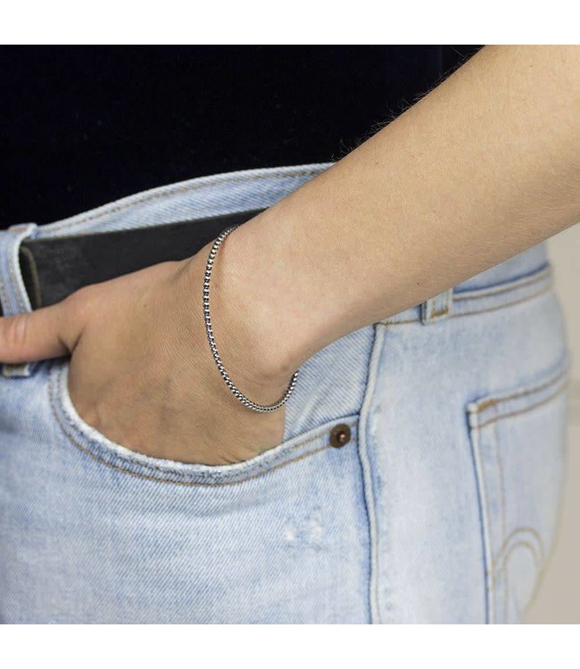 Jeh Jewels Band silver oxy 3mm