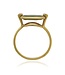 Jeh Jewels Jèh Ring G14K + Labradoriet 0.02ct H/SI m.17