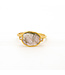 Jeh Jewels Jèh Ring G14K + Labradoriet 0.02ct H/SI m.17