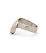Vincent van Hees 14k white gold ring size 56